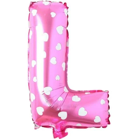 Folyo Balon Pembe L 16 İnç 36 Cm